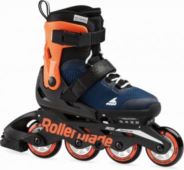 Rollerblade - Microblade midnight blue/warm orange - Kids Skates - Kinderskate 