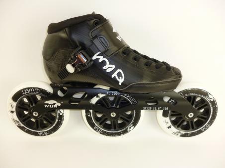 Wurskate CX Speed Skate schwarz 125mm Rolle 