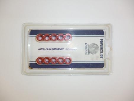 Powerslide 8mm Spacer für Speed Skates (10er Set) rot 