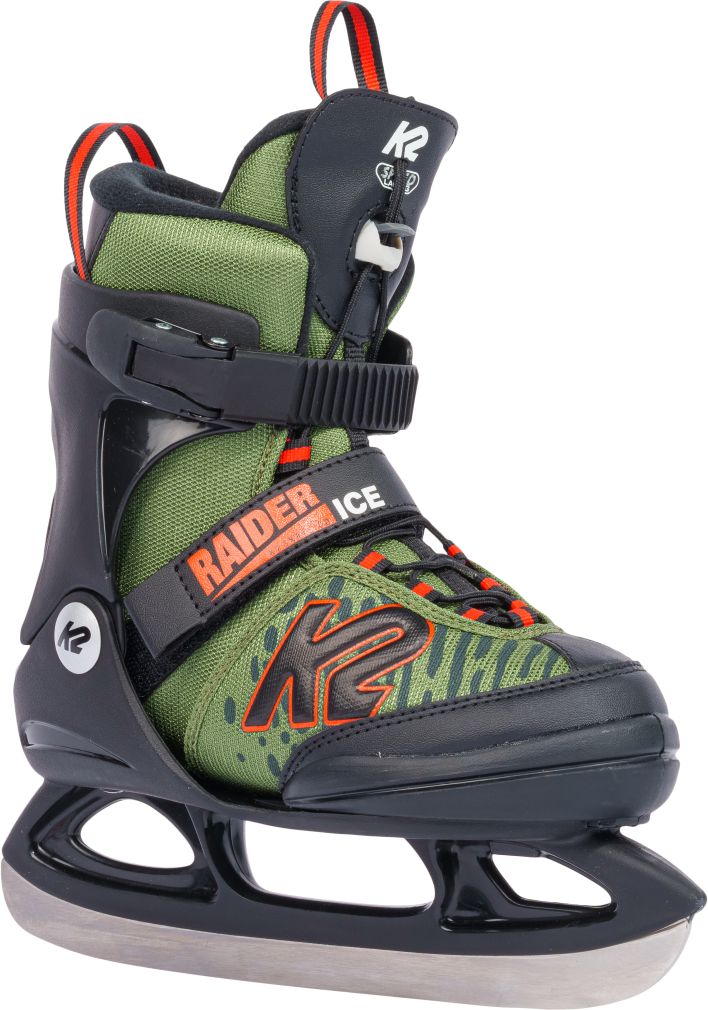K2 Raider Ice - green - orange - Junior Boy Ice Skates - Kinder Schlittschuhe 2 K2 Raider Ice - green - orange - Junior Boy Ice Skates - Kinder Schlittschuhe – Bild 2