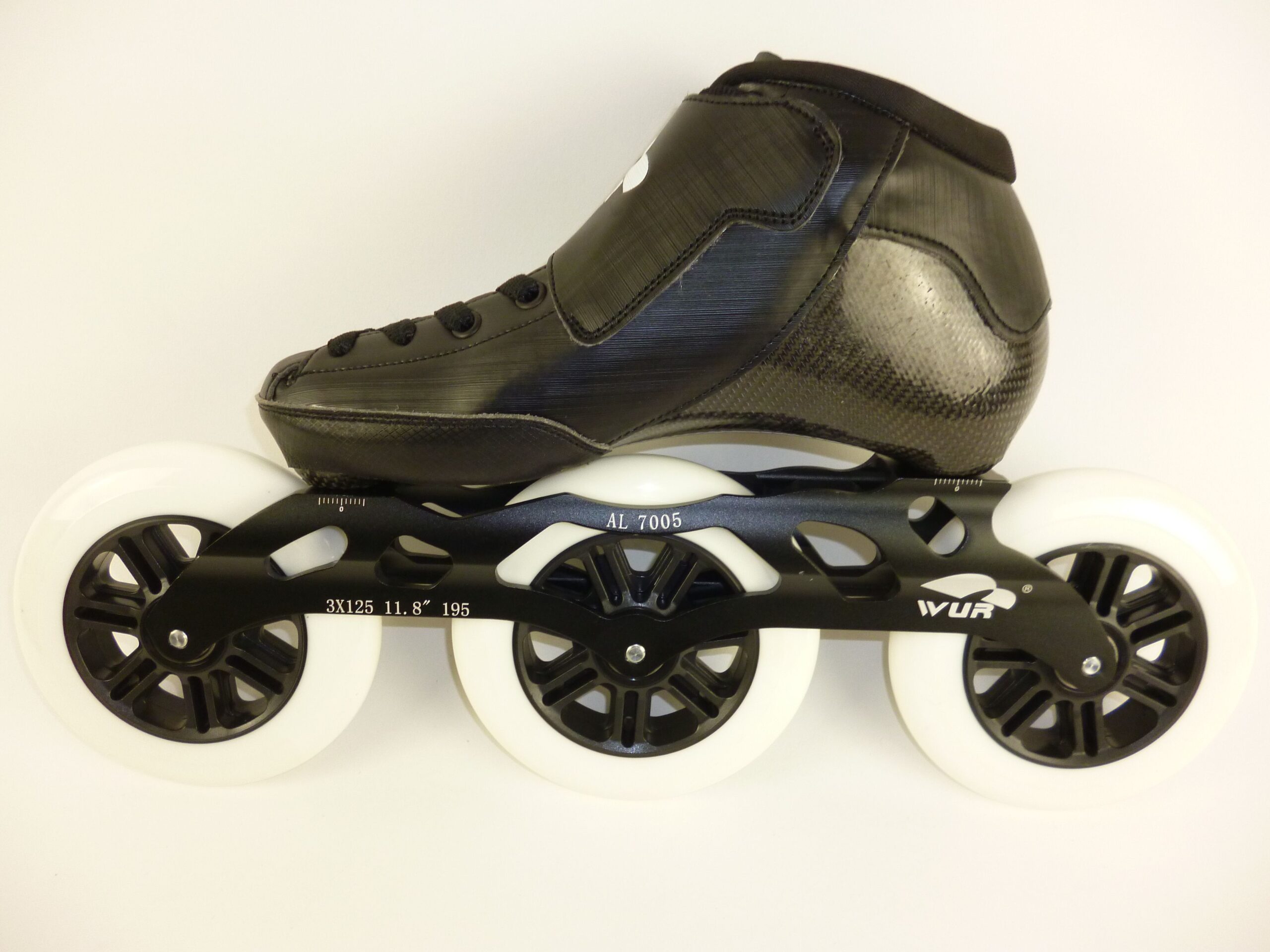 Wurskate CX Speed Skate schwarz 125mm Rolle 2 Wurskate CX Speed Skate schwarz 125mm Rolle – Bild 2