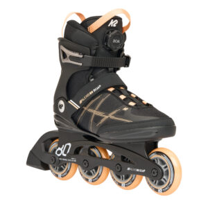 K2 ALEXIS 80 BOA Woman Skate - black-peach - Damenskates