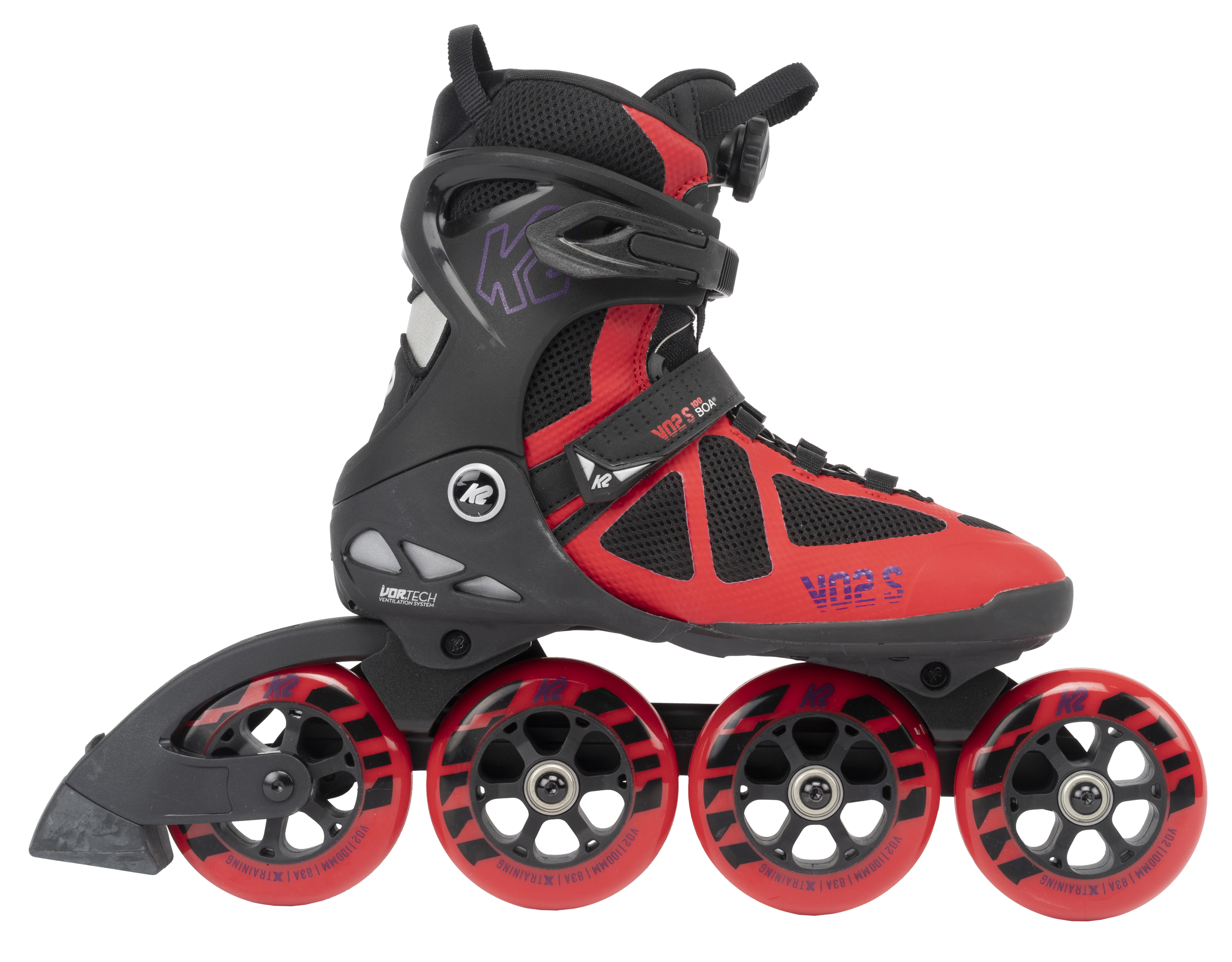 K2 VO2 100 S Boa Skate - red - Unisex Skate 2 K2 VO2 100 S Boa Skate - red - Unisex Skate – Bild 2