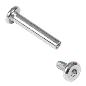Powerslide Stahl-Doppelachse, Sechskant 28mm/6mm