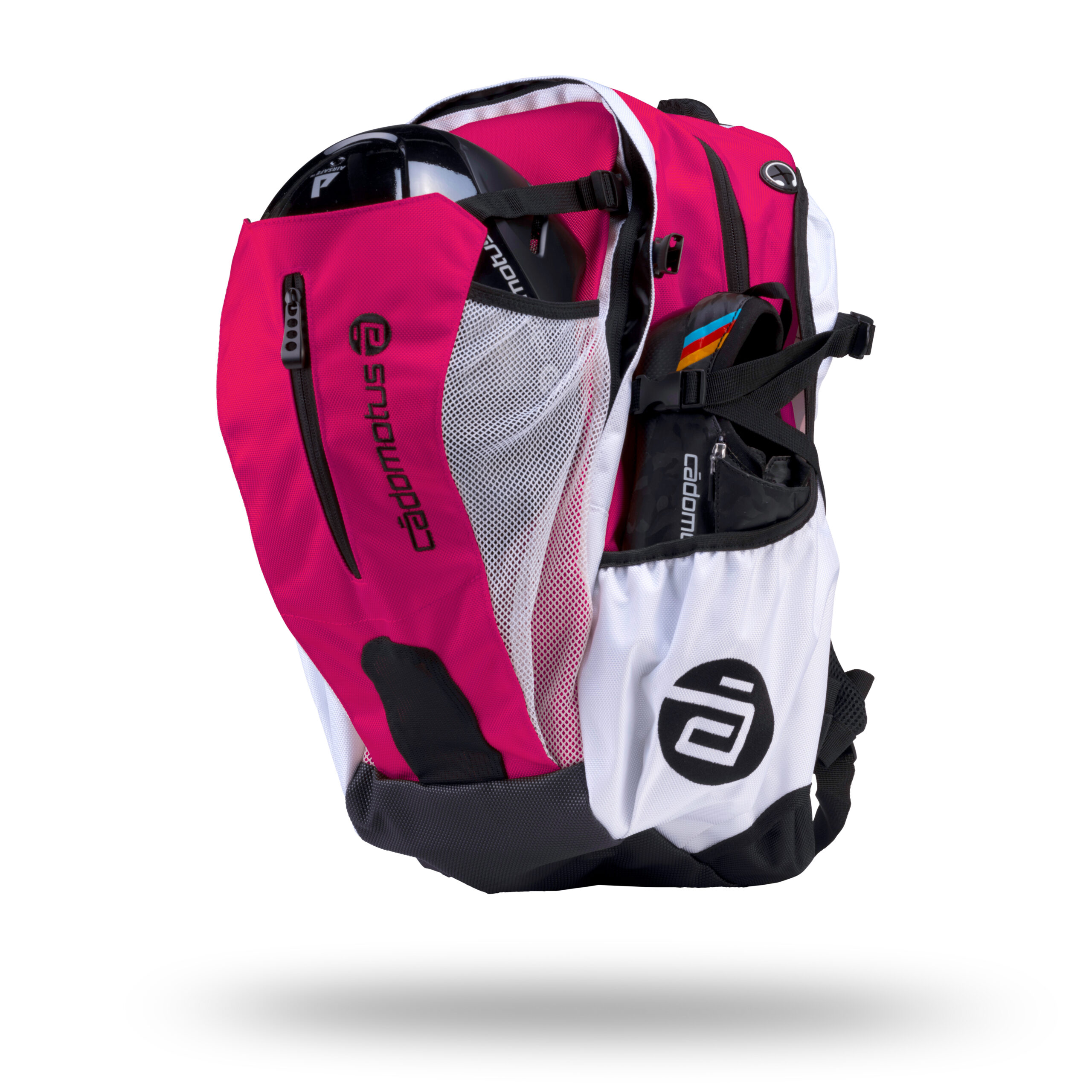 Cadomotus Rucksack pink-weiß - Airflow Skate Backpack pink-white 3 Cadomotus Rucksack pink-weiß - Airflow Skate Backpack pink-white – Bild 3
