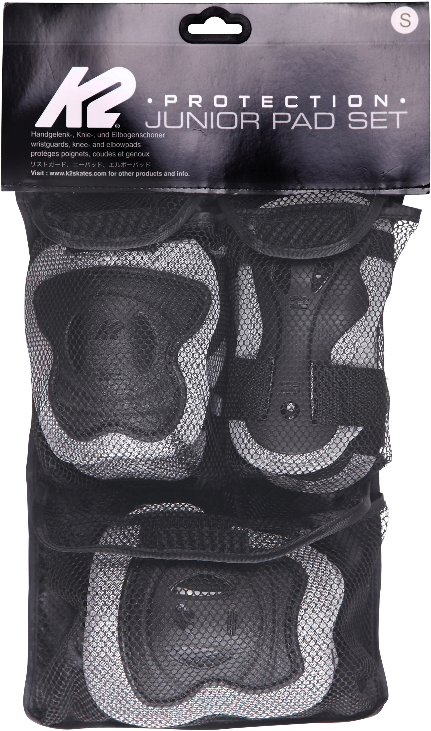 K2 JUNIOR PAD SET - Grey - Schutzset Kinder 2 K2 JUNIOR PAD SET - Grey - Schutzset Kinder – Bild 2