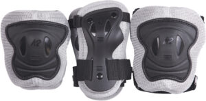 K2 JUNIOR PAD SET - Grey - Schutzset Kinder