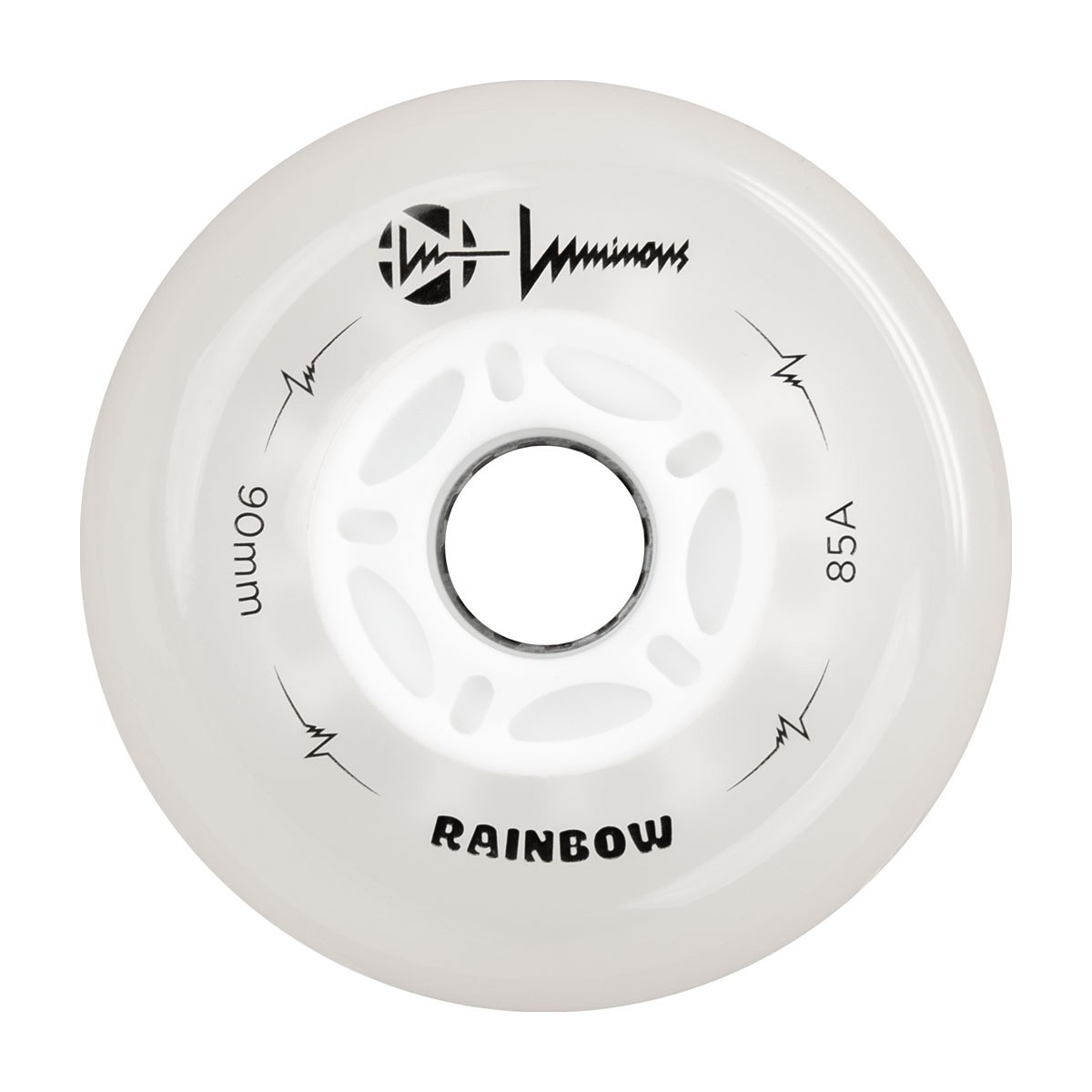 Luminous-LED Wheels Rainbow White 90mm/85A 2 Luminous-LED Wheels Rainbow White 90mm/85A – Bild 2