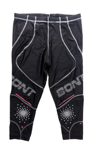 Bont Hi-Performance compression tights 3/4 Länge, Stretchhose, schwarz