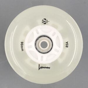 Luminous-LED Wheels White-Glow 90mm/85A