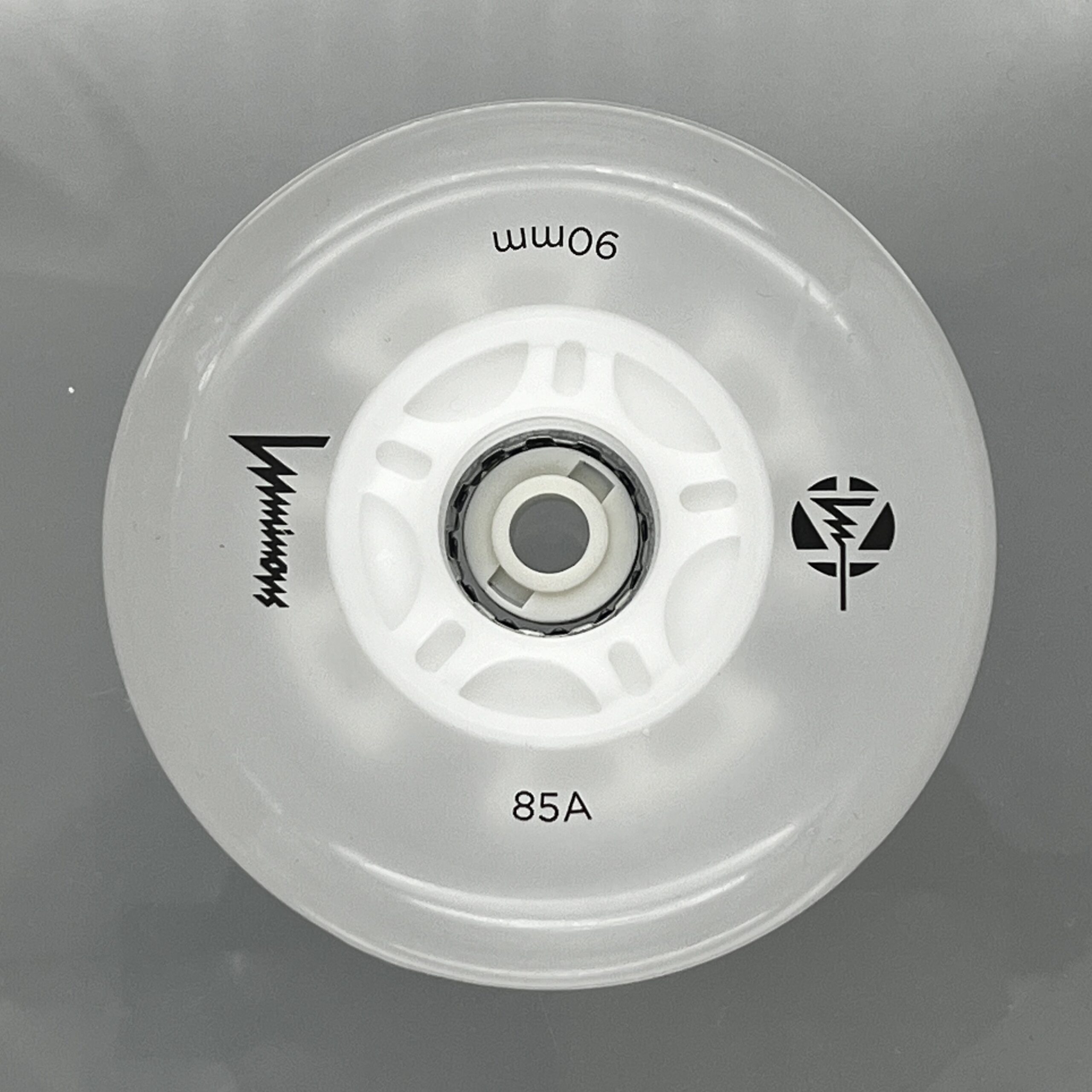 Luminous-LED Wheels White 90mm/85A 1 Luminous-LED Wheels White 90mm/85A