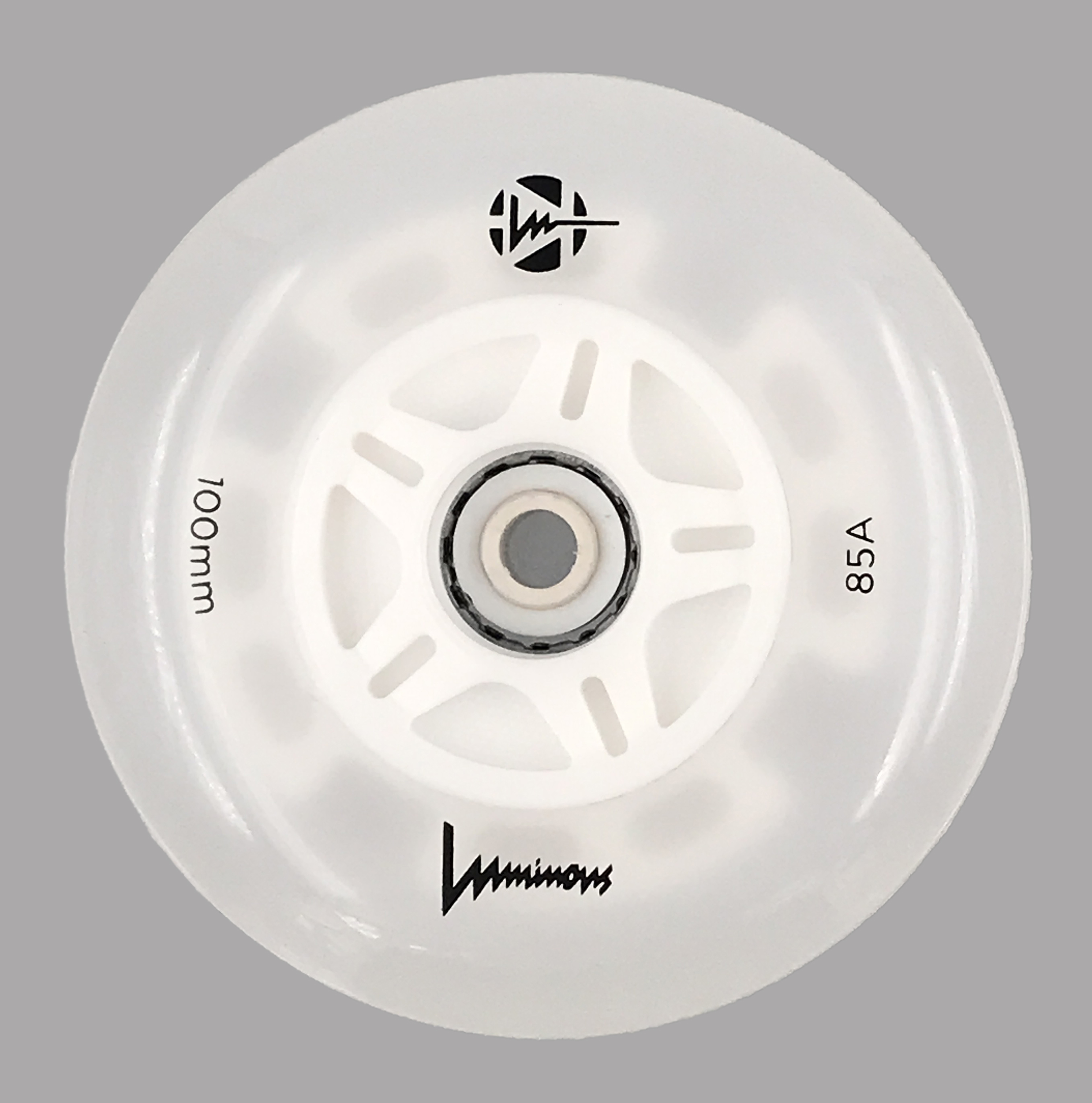 Luminous-LED Wheels White 100mm/85A 1 Luminous-LED Wheels White 100mm/85A