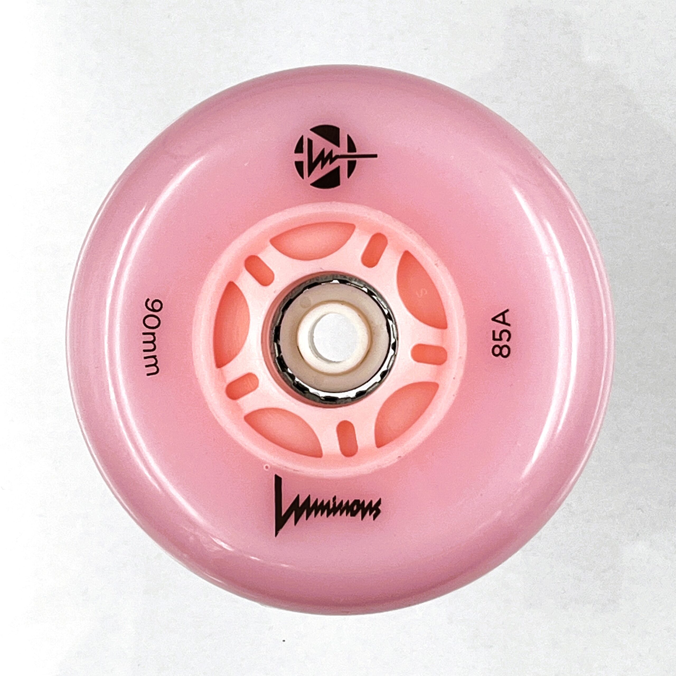 Luminous-LED Wheels Flamingo Pink 90mm/85A 1 Luminous-LED Wheels Flamingo Pink 90mm/85A