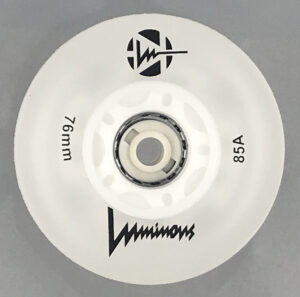Luminous-LED Wheels White 76mm/85A