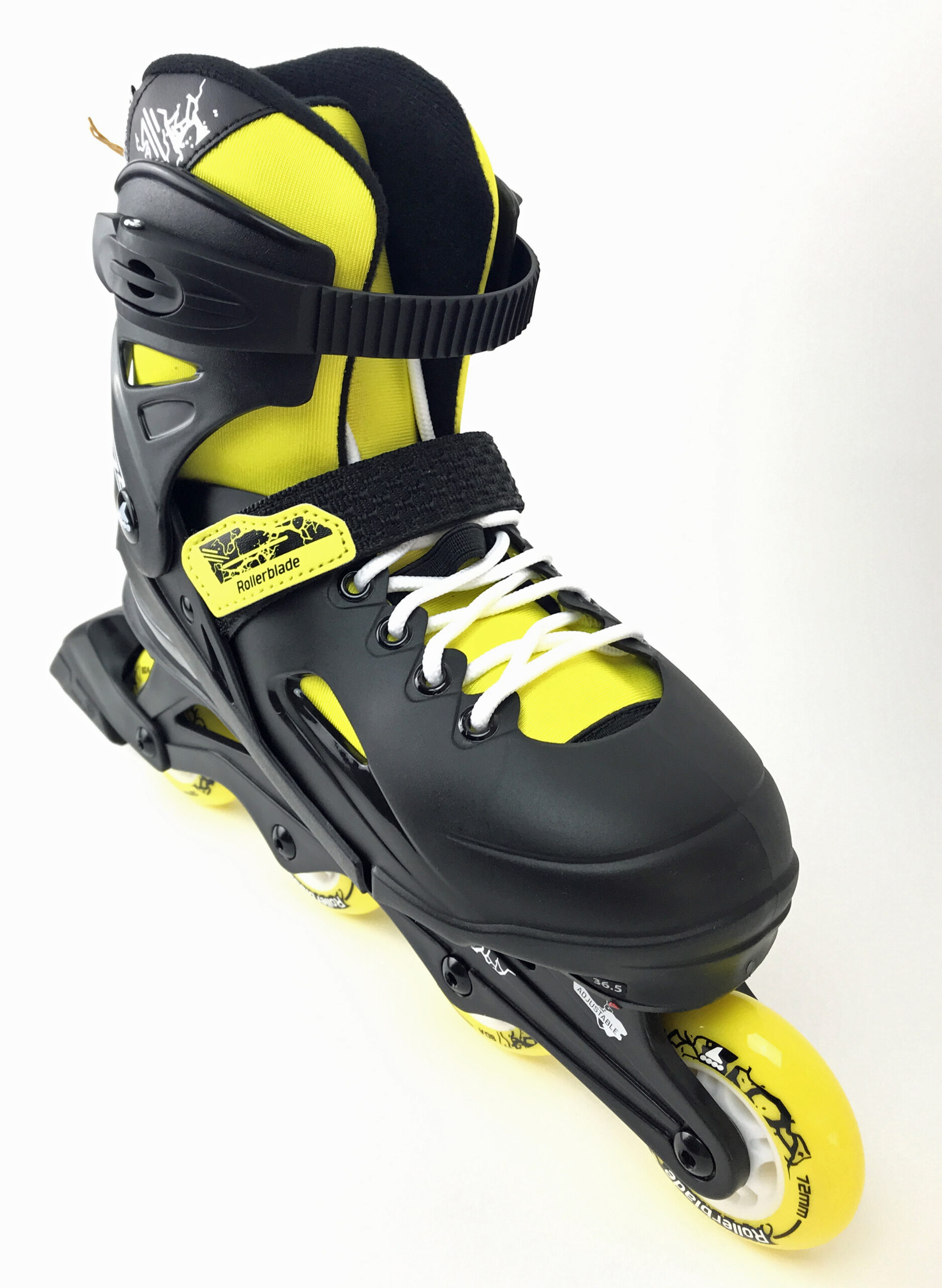 Rollerblade - Fury schwarz gelb - Kids Skates - Kinderskate 2 Rollerblade - Fury schwarz gelb - Kids Skates - Kinderskate – Bild 2