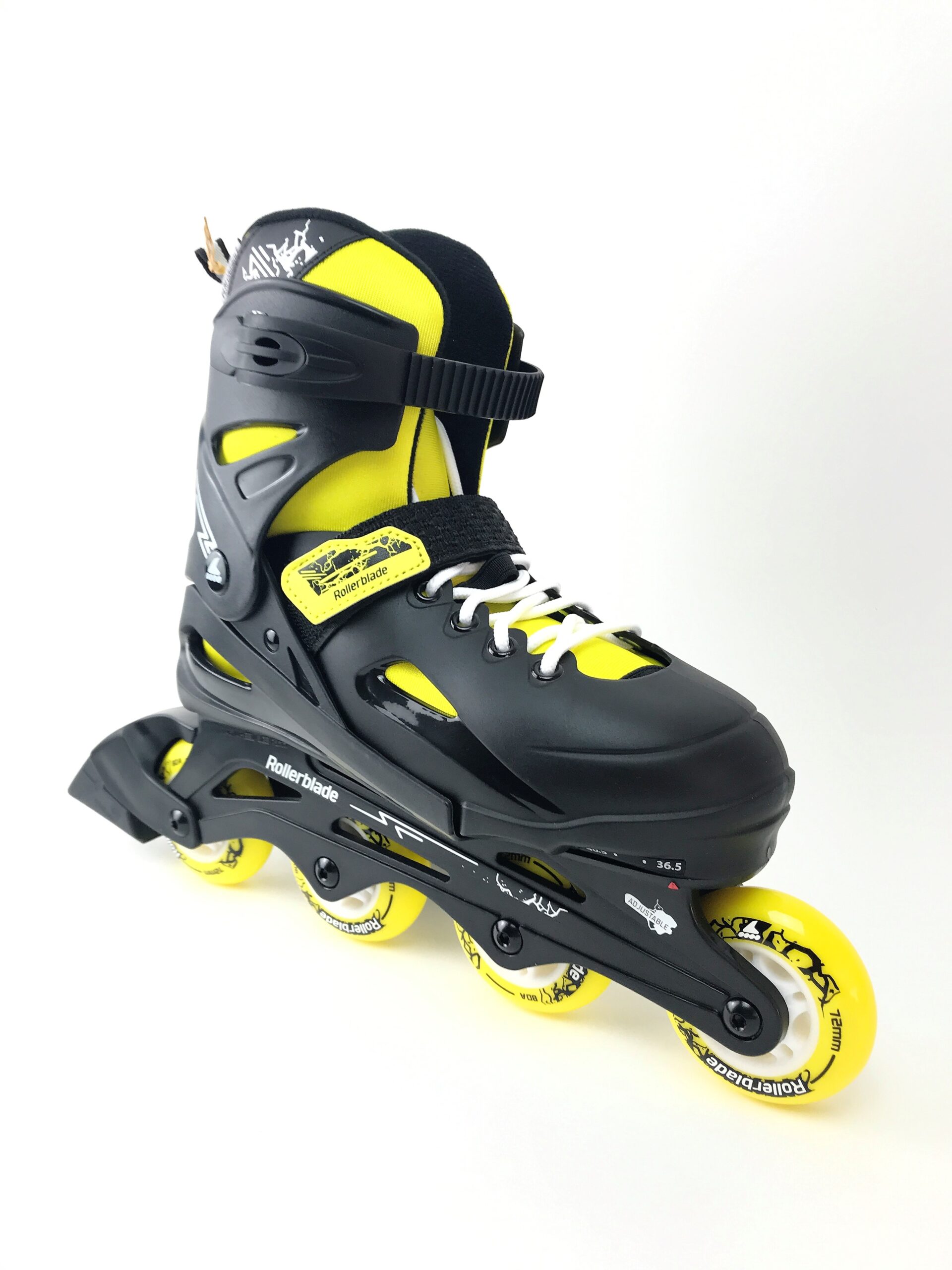 Rollerblade - Fury schwarz gelb - Kids Skates - Kinderskate 3 Rollerblade - Fury schwarz gelb - Kids Skates - Kinderskate – Bild 3