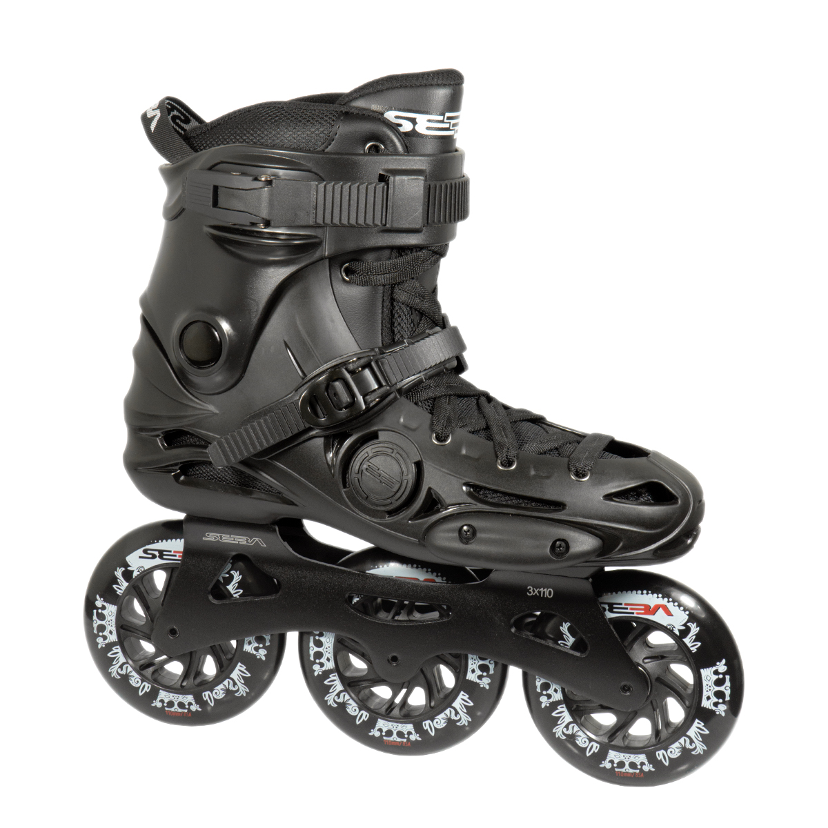 Seba Freeskate E3 PREMIUM - schwarze 110mm Rolle 1 Seba Freeskate E3 PREMIUM - schwarze 110mm Rolle