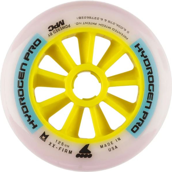 Rollerblade Rolle HYDROGEN PRO 125MM XX-FIRM (6-er Set) 1 Rollerblade Rolle HYDROGEN PRO 125MM XX-FIRM (6-er Set)