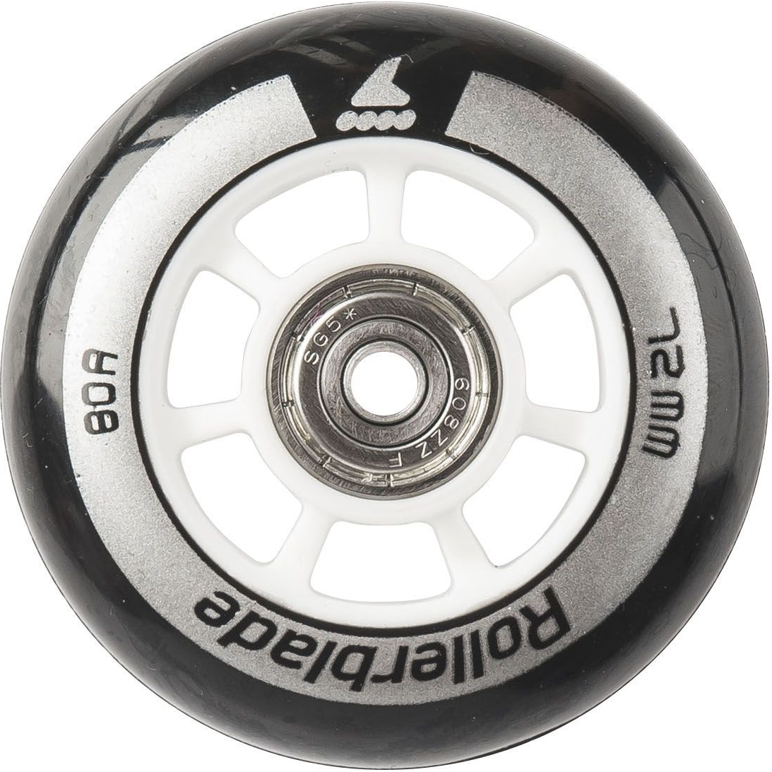 Rollerblade Rollen Performance 72mm/80A+SG5+Alu Spacer 8er Set 1 Rollerblade Rollen Performance 72mm/80A+SG5+Alu Spacer 8er Set