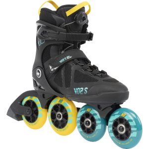 K2 VO2 100 X Boa Men Skate - black-blue-yellow - Herrenskate
