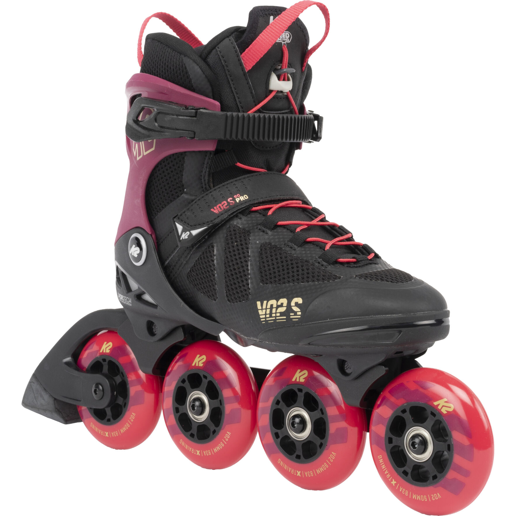 K2 VO2 S Pro 90 Women Skate - burgandy-pink - Damenskate 1 K2 VO2 S Pro 90 Women Skate - burgandy-pink - Damenskate
