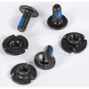 Powerslide Befestigungs-Set (3 Schrauben und 3 Muttern) 6mm