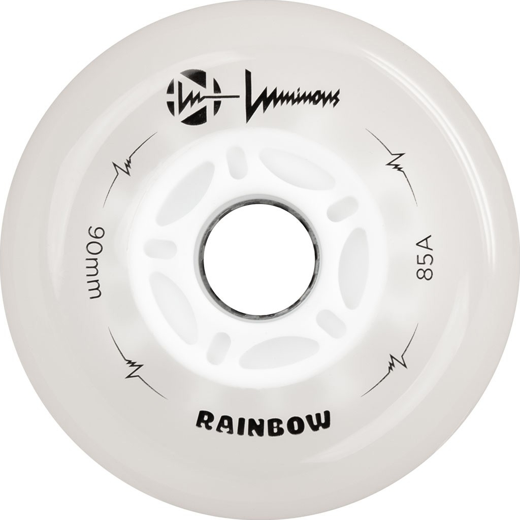 Luminous-LED Wheels Rainbow White 90mm/85A 2 Luminous-LED Wheels Rainbow White 90mm/85A – Bild 2