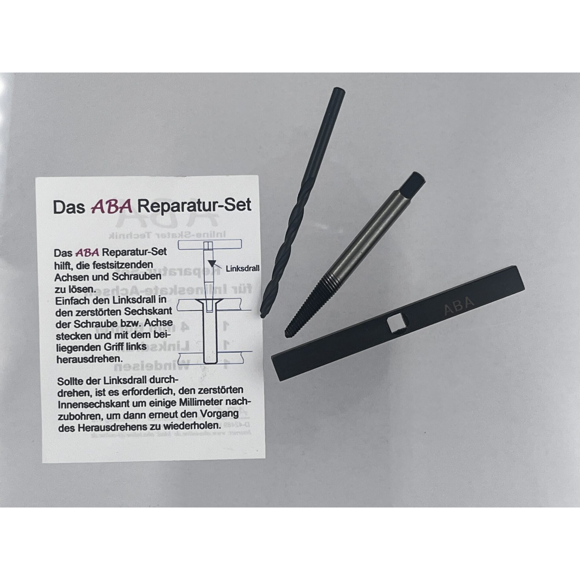 ABA Reparatur-Set für Inlineskater Achsen 1 ABA Reparatur-Set für Inlineskater Achsen