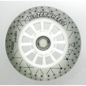 Lazerwheels Leuchtrolle white 110/85A (Stück)