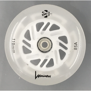 Luminous-LED Wheels White 110mm/85A