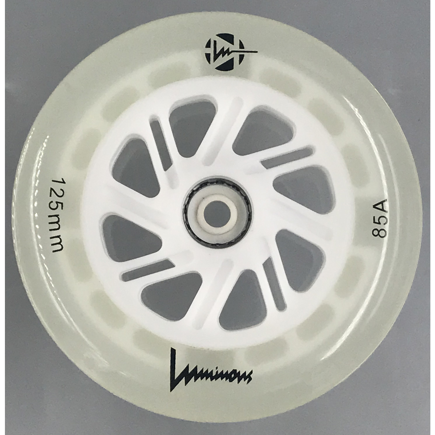 Luminous-LED Wheels White Glow 125mm/85A (Stück) 1 Luminous-LED Wheels White Glow 125mm/85A (Stück)