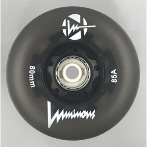 Luminous-LED Wheels Black 80mm/85A