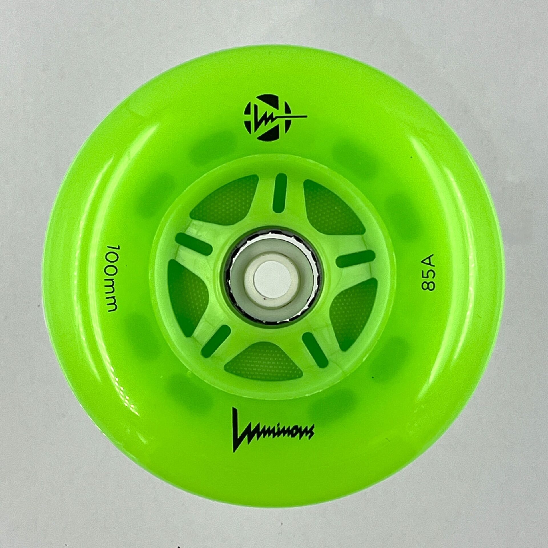 Luminous-LED Wheels Green Apple Glow 100mm/85A 1 Luminous-LED Wheels Green Apple Glow 100mm/85A