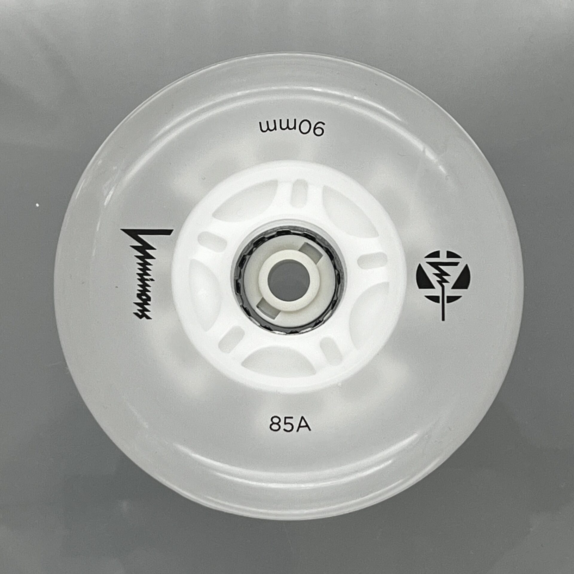Luminous-LED Wheels White 90mm/85A 1 Luminous-LED Wheels White 90mm/85A