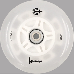 Luminous-LED Wheels White 100mm/85A