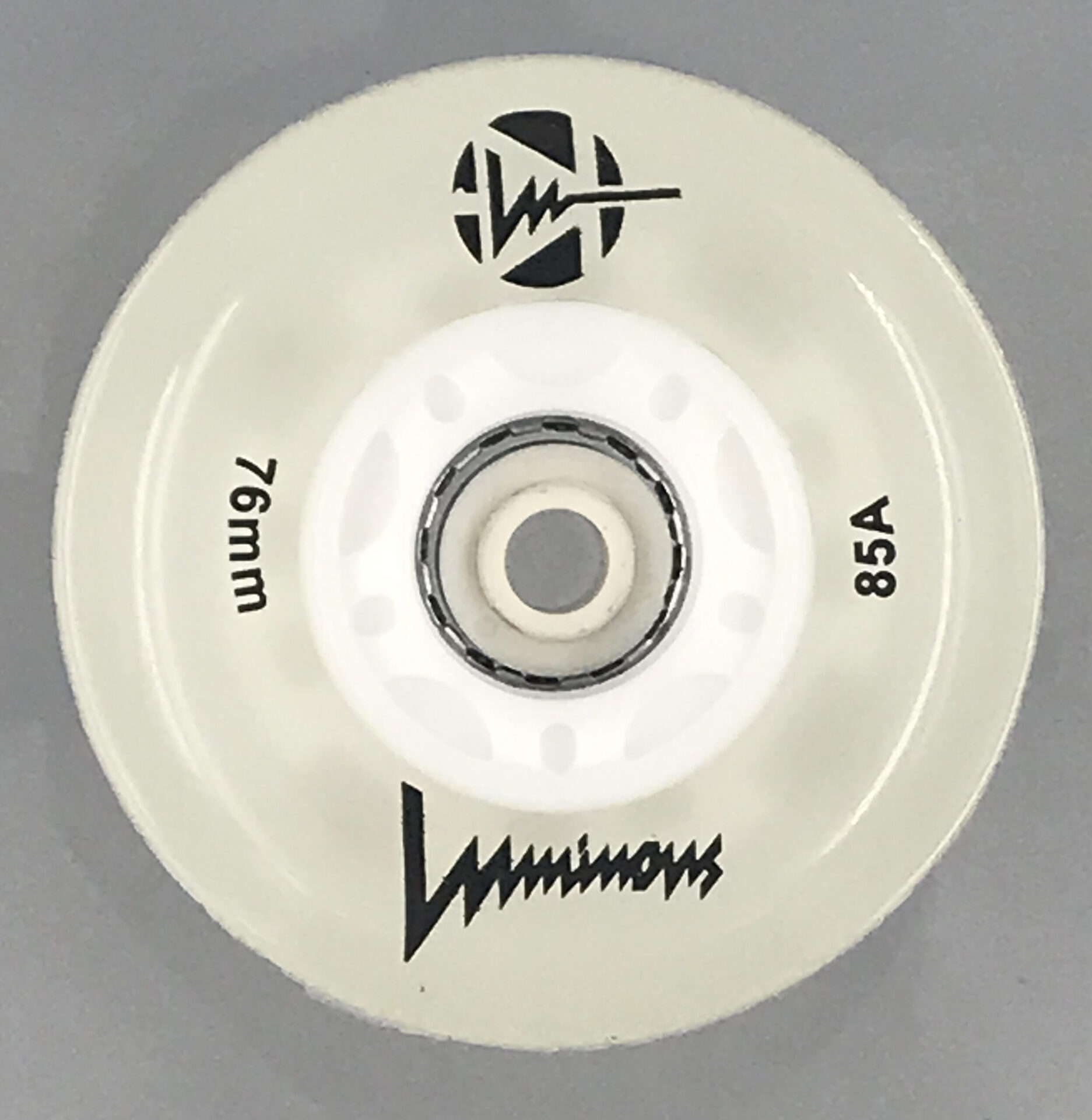 Luminous-LED Wheels White-Glow 76mm/85A 1 Luminous-LED Wheels White-Glow 76mm/85A