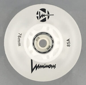 Luminous-LED Wheels White 76mm/85A