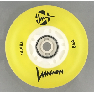 Luminous-LED Wheels Yellow 76mm/85A