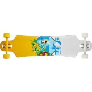 Ocean Pacific Drop Through Complete Longboard (39" -Weiß)
