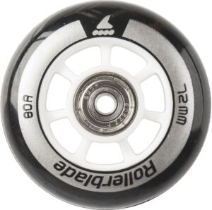Rollerblade Rollen Performance 72mm/80A+SG5+Alu Spacer 8er Set