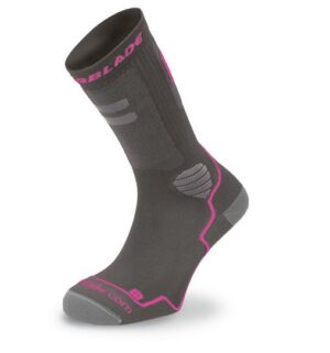 Rollerblade HIGH PERFORMANCE SOCKS DARK GREY/PINK