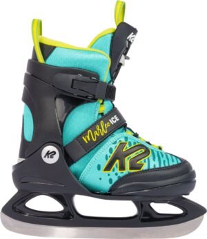 K2 Marlee Ice - turquise - yellow - Junior Girl Ice Skates - Kinder Schlittschuhe