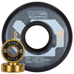 Powerslide Rollen Combo 060 dark grey (4er-Set)