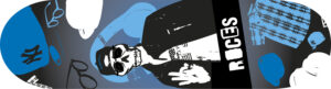 Roces Skateboard SKULL BOY 31"x 8"