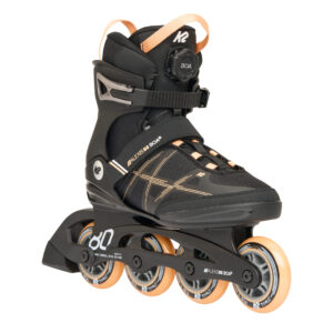 K2 ALEXIS 80 BOA Woman Skate - black-peach - Damenskates