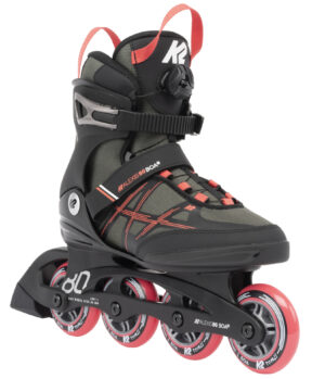 K2 ALEXIS 80 BOA Woman Skate - grey-coral - Damenskates