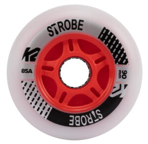 K2 LED Wheels Strobe rot 90 mm/85A (2er Set)
