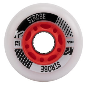 K2 LED Wheels Strobe rot 72mm/85A (2er Set)
