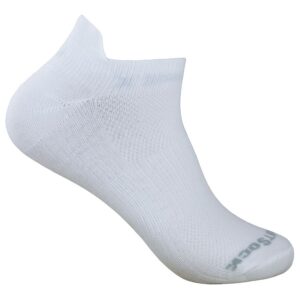 WRIGHTSOCK Coolmesh II Low Tab Socken weiss