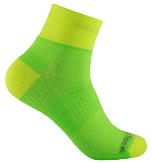 WRIGHTSOCK Coolmesh II Quarter Socken  lemon-limette